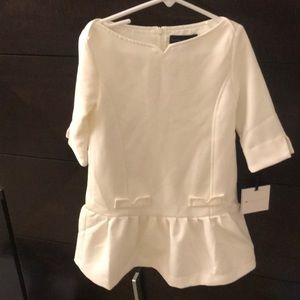 Target Victoria Beckham for kids white dress.